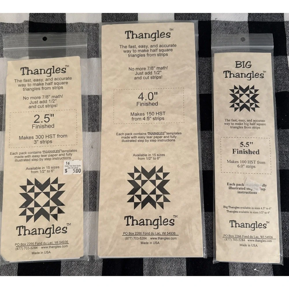 Thangles Templates Set Of 3 Sizes‎ 2.5